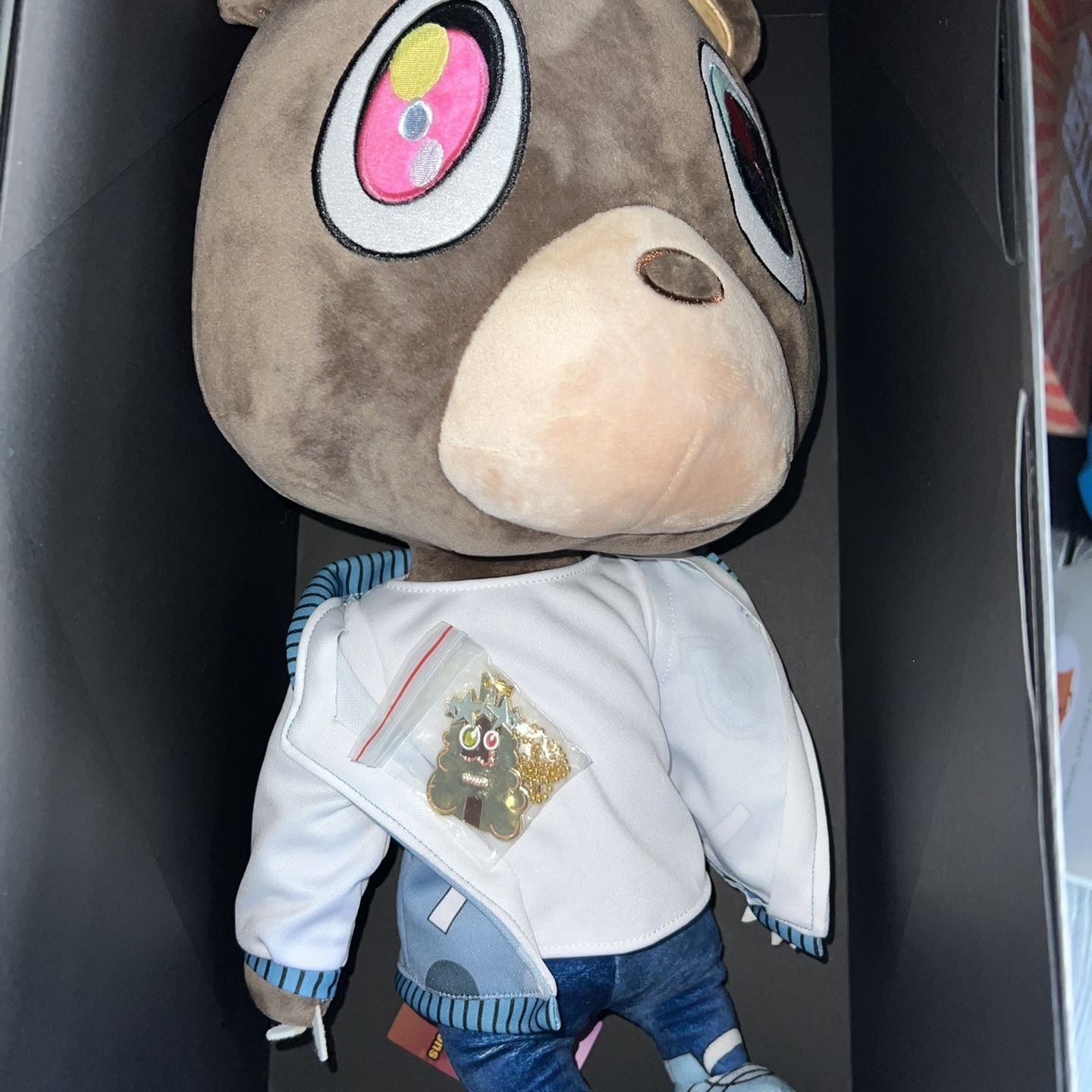 Gredee arts kanye west graduation 18 in bear plush soldout collectible
