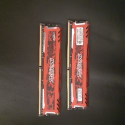 Ballistix  2x8 (16gb Total) Ddr4 RAM
