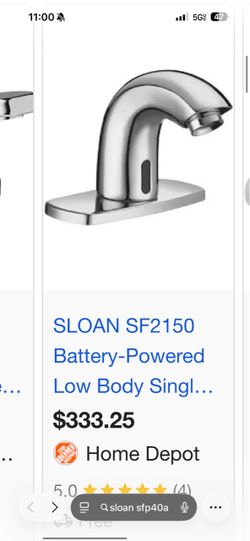 Sloan automatic sink faucets