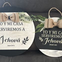 Wood Sign  Door Decoration 