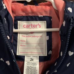 Carters Girls Winder Breaker 2T