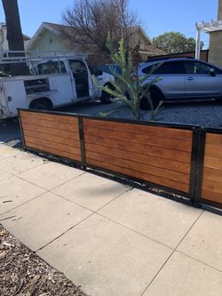 Metal And Wood Fences !!