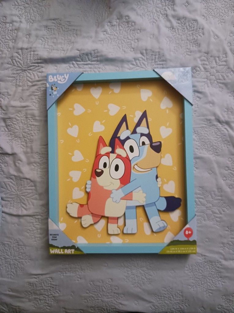 BLUEY ART WALL FRAME