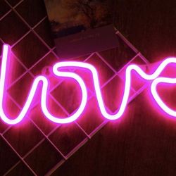 Neon Love Sign