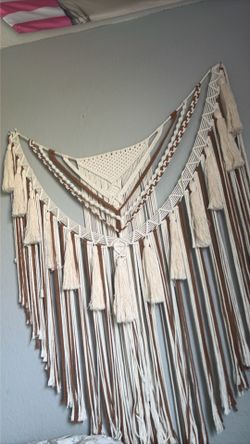 Boho rope wall decor