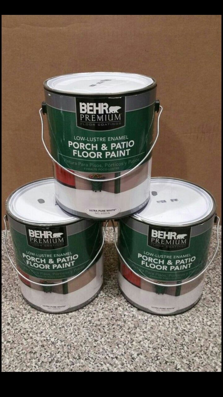 BEHR PAINT FLOOR & PORCH SLATE GRAY
