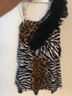 Cougar/zebra Costume 