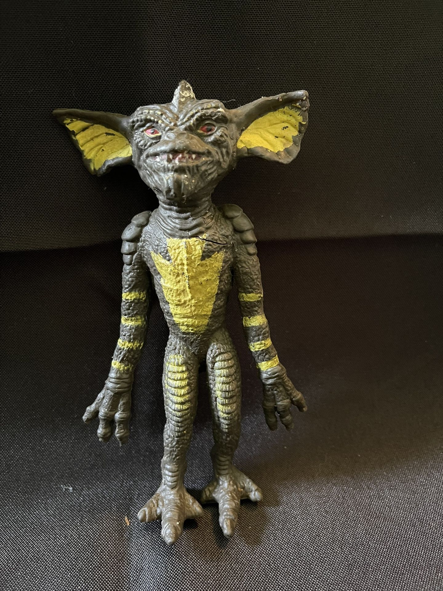 VINTAGE DOLL EVIL GREMLIN GREMLINS MOVIE STRIPE WARNER BROS 1984 STANDS 6" 47A88