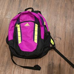Adidas Backpack Pink Black Neon Yellow