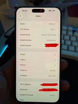 iPhone 15 Pro Max