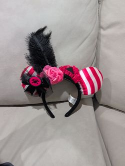Disney’s Pirates of The Caribbean Minnie/Mickey Ears Feather Headband