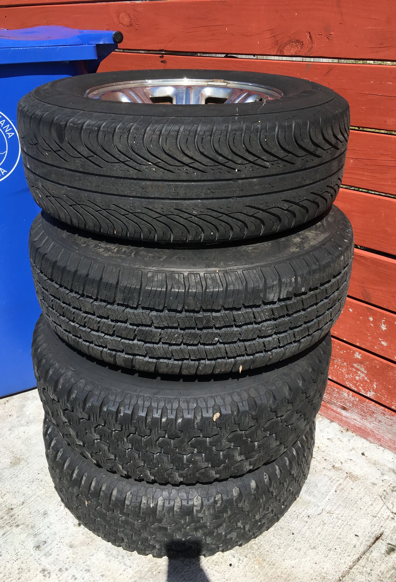 2002 ford ranger tires and rims 235/70r15