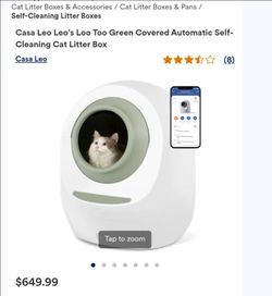 AUTOMATIC SELF CLEANING CAT LITTER BOX