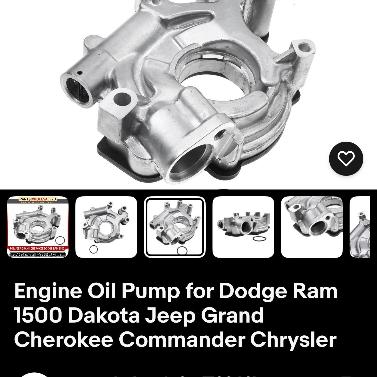 Engine Oil Pump $50