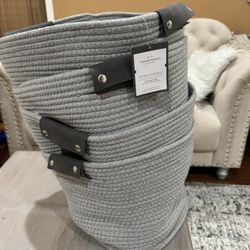 4 Cotton Storage Baskets