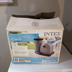 Intex Cartridge Filter Pump