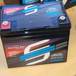 Car Audio Battery New 35 Amp H