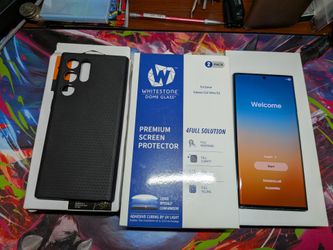 Unlocked Samsung Galaxy S22 Ultra + Accessories