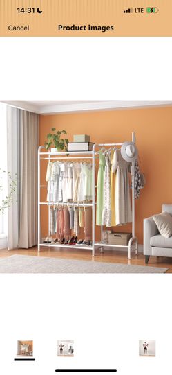 Portable wardrobe hanger