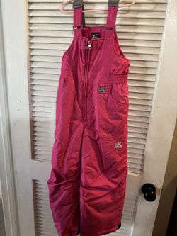 New Pink Snow Bib 6/6X