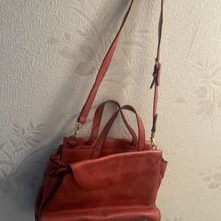 Pink Leather Kate Spade Saturday Purse In Great Condition 