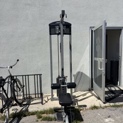 Life Fitness Lat Pulldown / Seated Row Combo