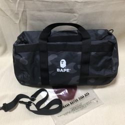 Bape Black Camo Duffel Bag