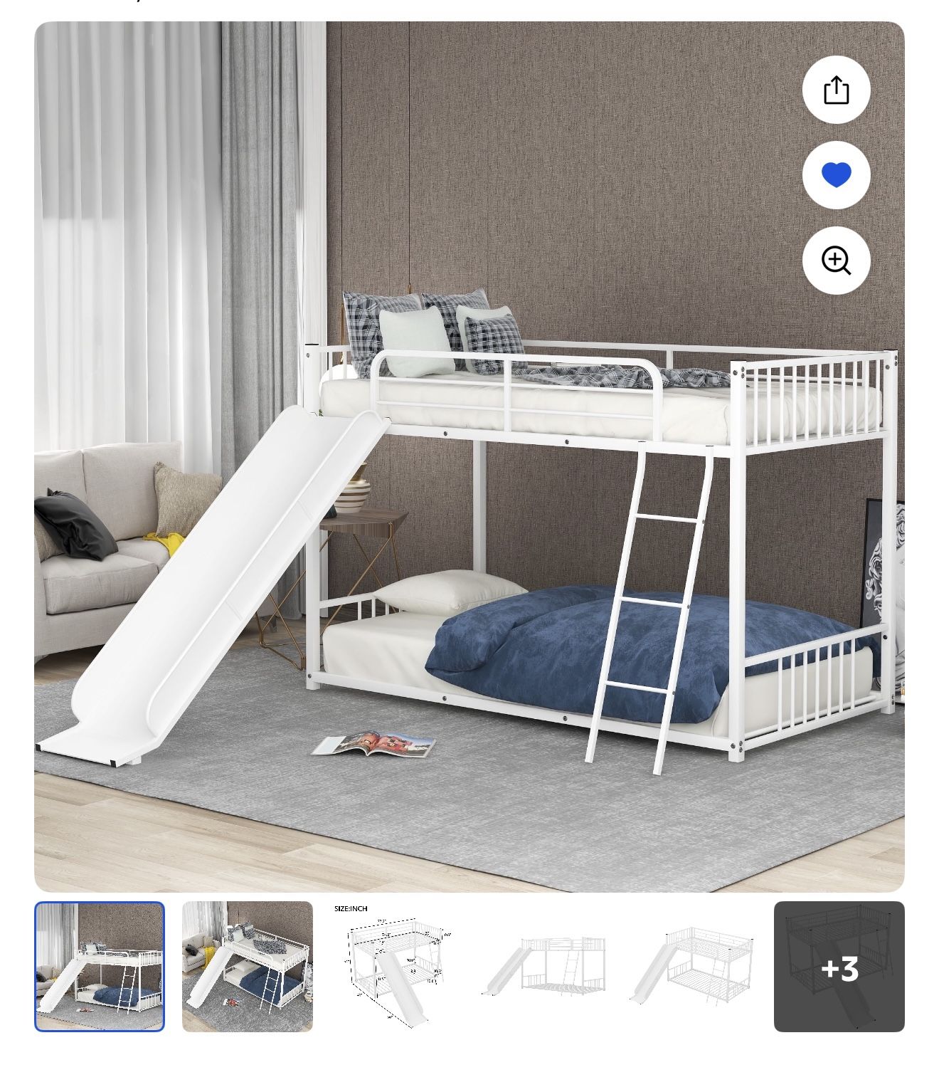 Bunk bed twin