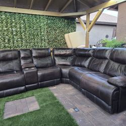 Leather Sofas Electric Recliners