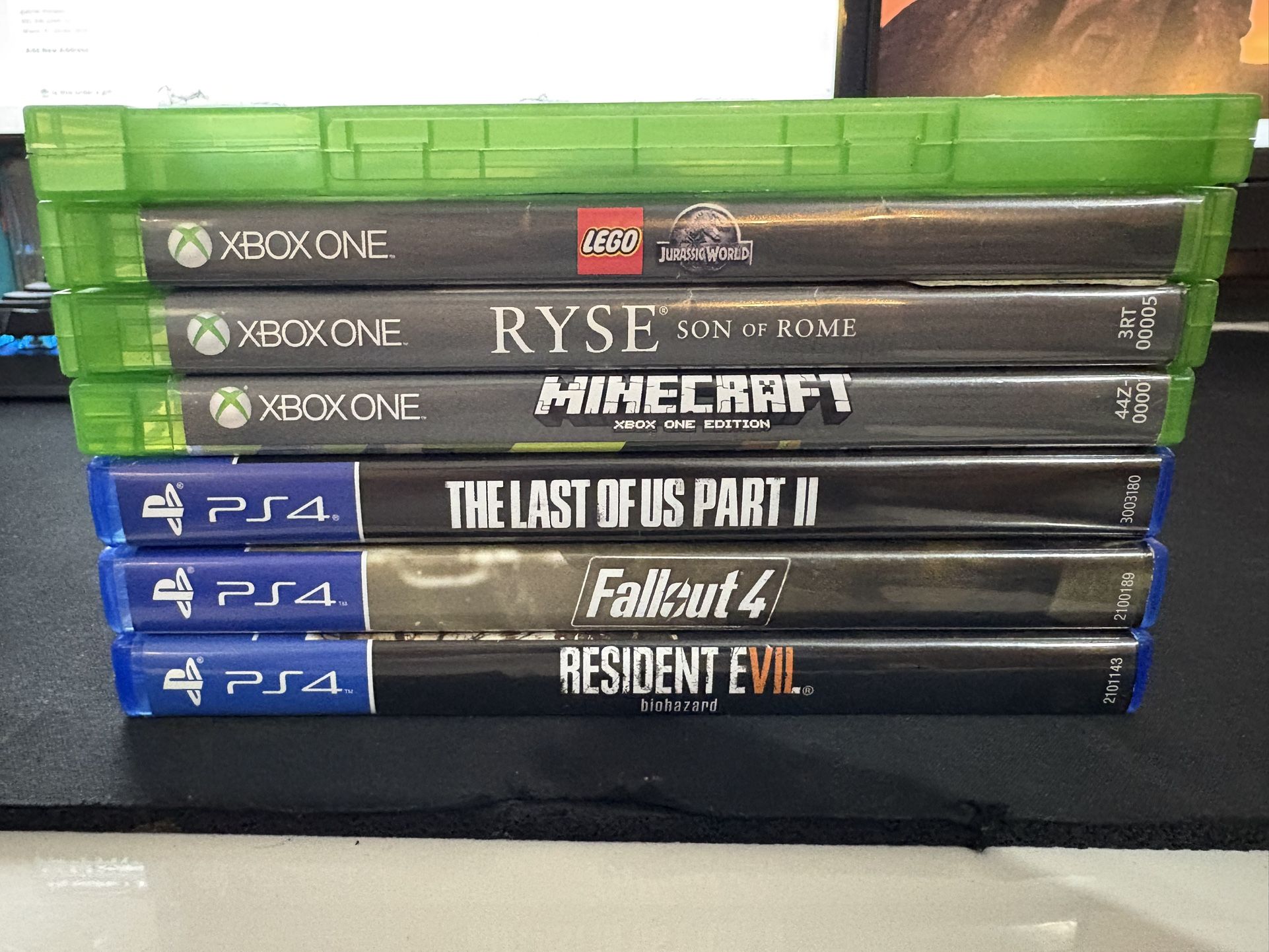 Xbox and PS4 games + Xbox controller