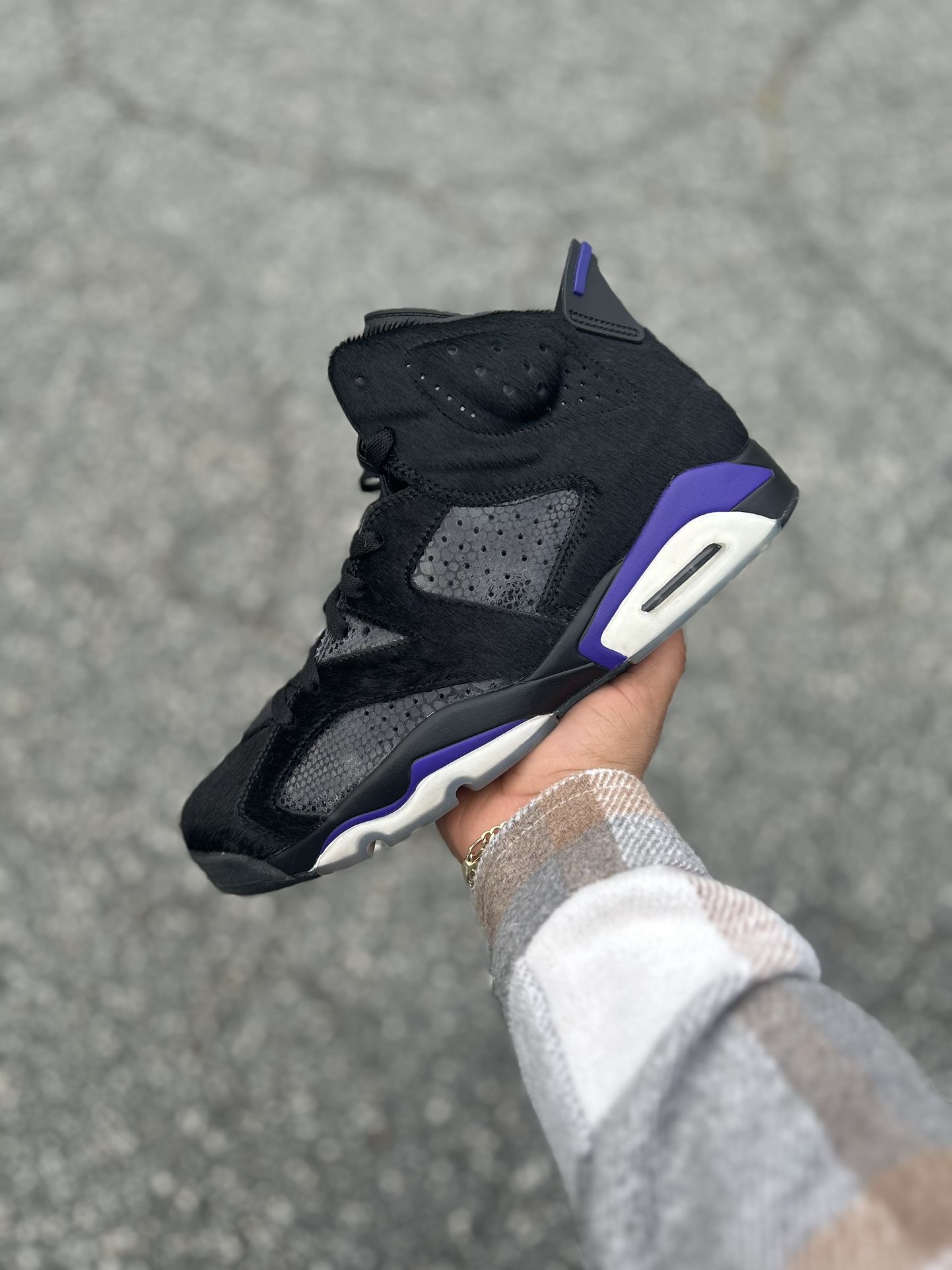 Jordan 6 X Social Status Pony Hair Sz 11 