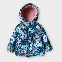 Carter’s Floral Winter Jacket, Size 18mo, multicolored