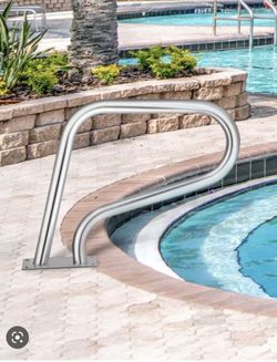 Pool Rail 32x23” Pool Railing Stainless Steel, Pool Handrail. $60.00 FIRM!!