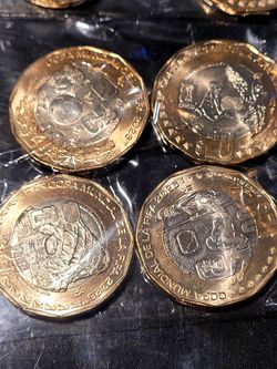 Set de 4 Monedas Del Mundial de Mexico