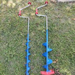 StrikeMaster Mora Ice Augers 4"& 8" Diameters 