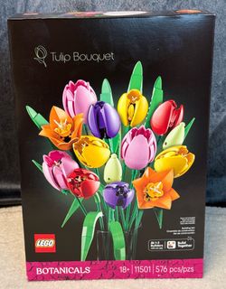LEGO Botanicals Tulip Bouquet 11501 Building Set 576 Pieces New Sealed