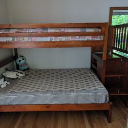 Solid Wood Bunk Bed 