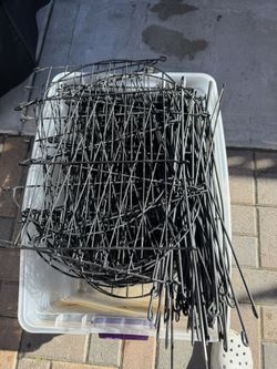 Metal Gates 17 Inches High X 50 Panels Used Great Condition 