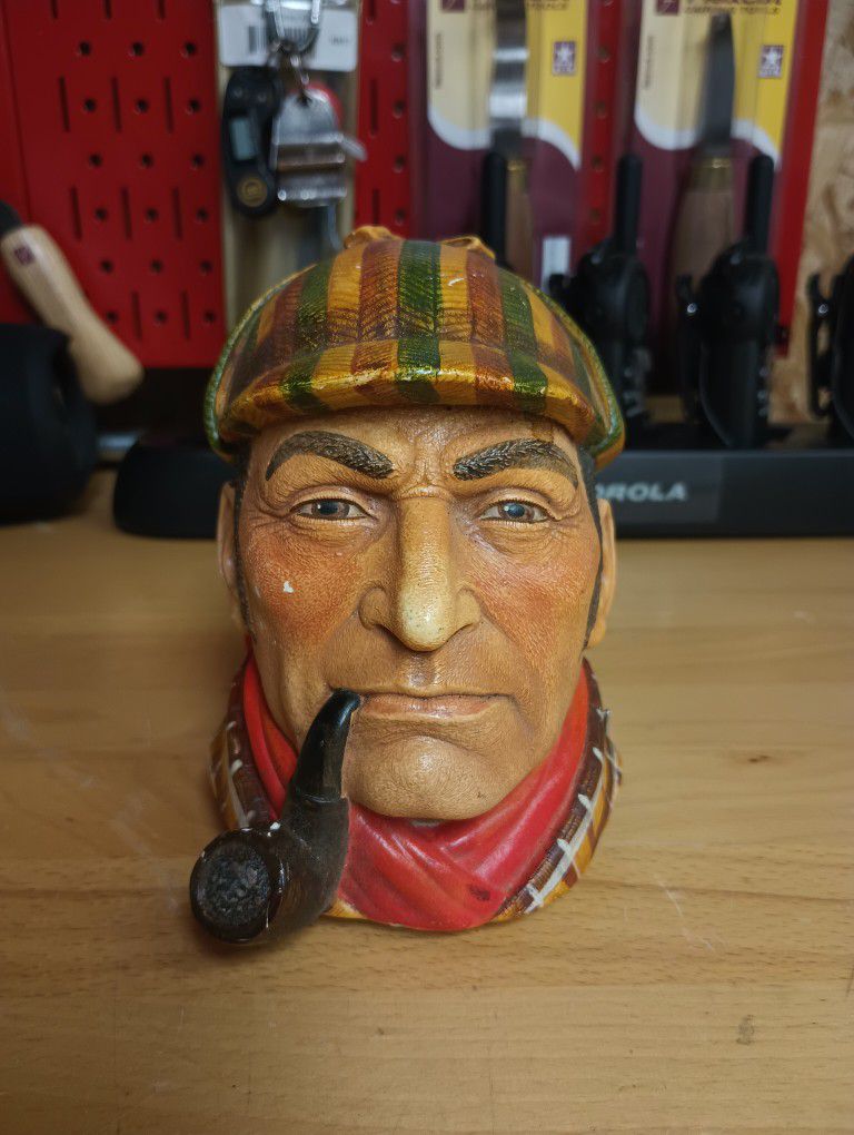 1981 Legend Products Sherlock Holmes England Chalkware Bust/Head

