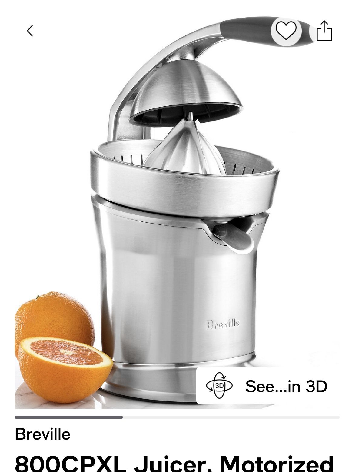 Breville Orange Juicer