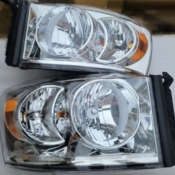 06-08 Dodge Ram Headlights Luces Micas Calaveras Faros Faroles