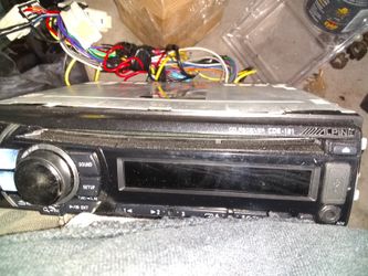 Alpine cd player
