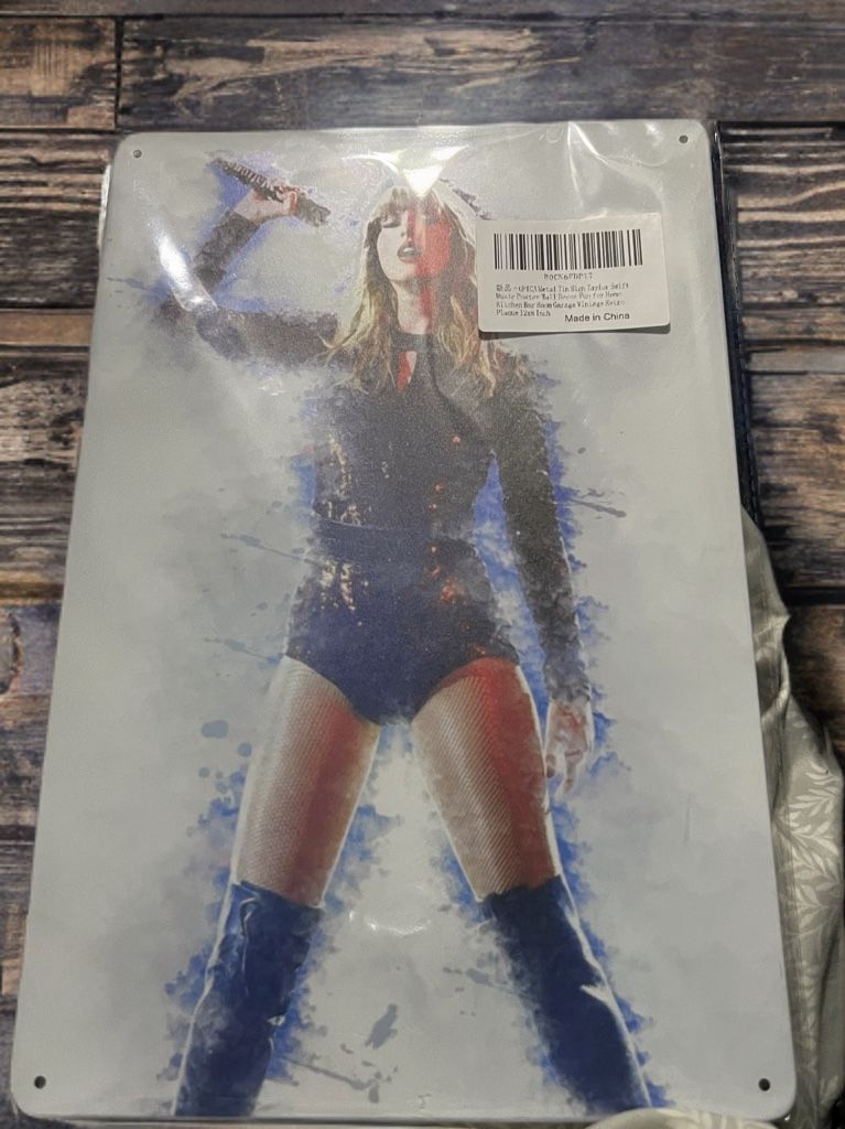 Taylor Swift Metal Tin Sign