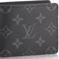 Louis Vuitton Black Monogram Multiple Wallet