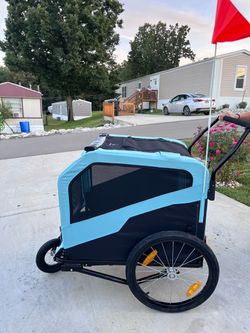 2 in 1 pet stroller and bike trailer