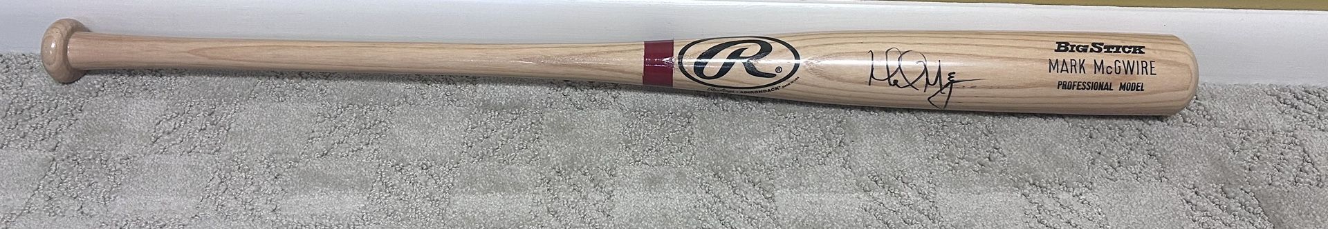 Mark McGwire Autographed Rawlings Baseball Bat