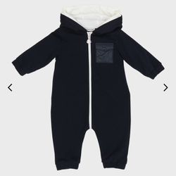 Moncler Enfant Kids Navy Blue Overall