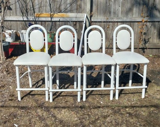 Tall White Chairs