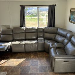 Leather Couch 