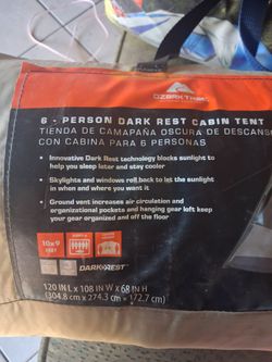 6 person blackout tent